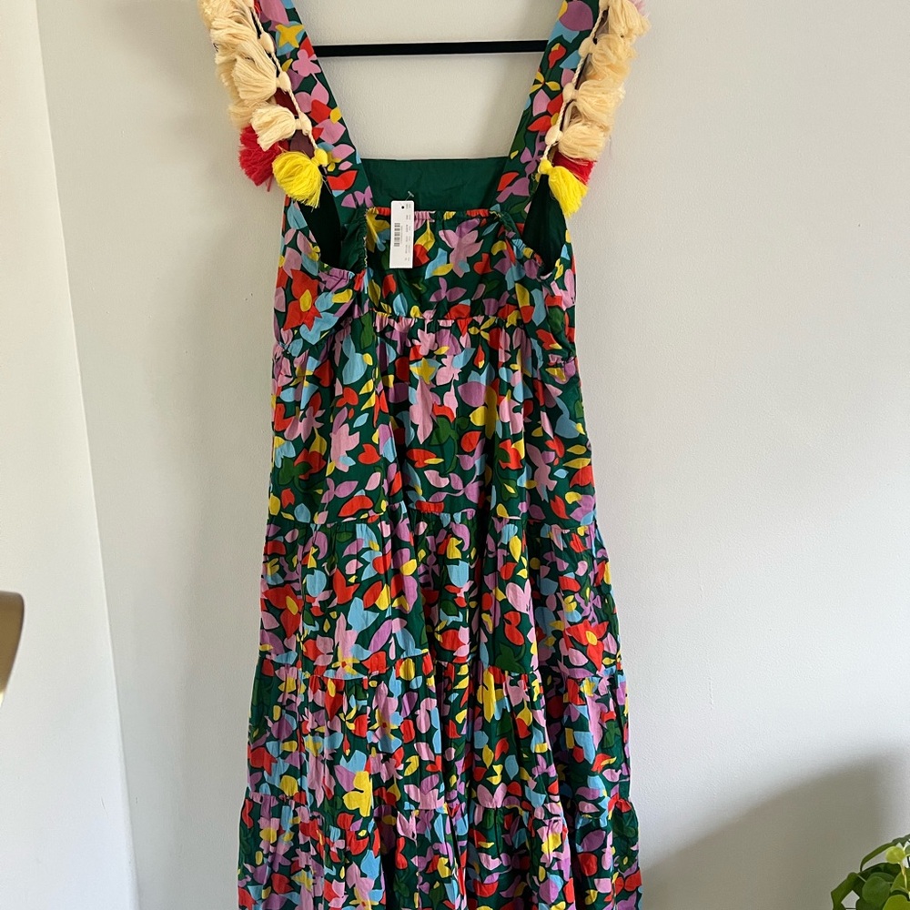 Colorful midi dress